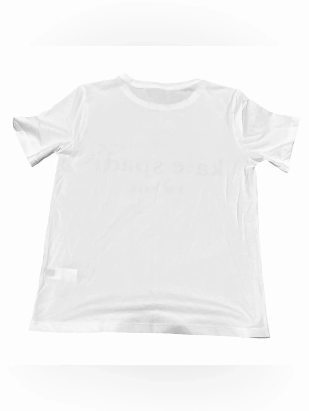 Kate Spade white sparkly colorful letters spellout rainbow PRIDE t-shirt top XS